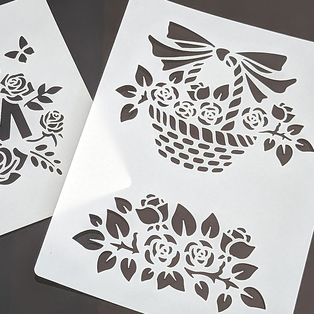 Wildflower Illustration | Food Safe Stencil