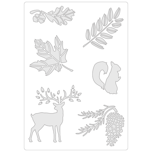 Autumn Forest | Food Safe Stencil