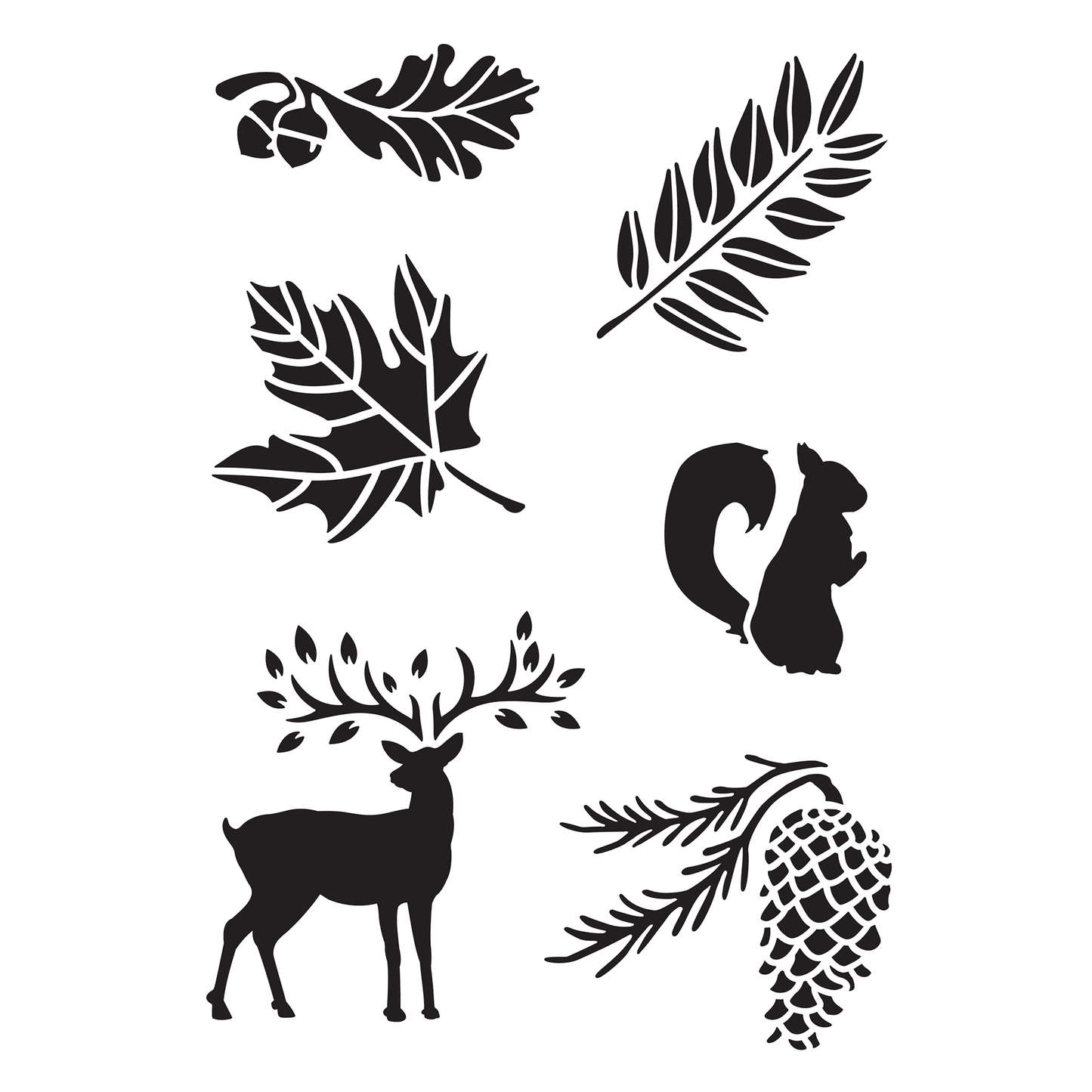 Autumn Forest | Food Safe Stencil