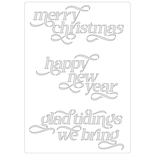 Christmas Greetings #1 | Food Safe Stencil