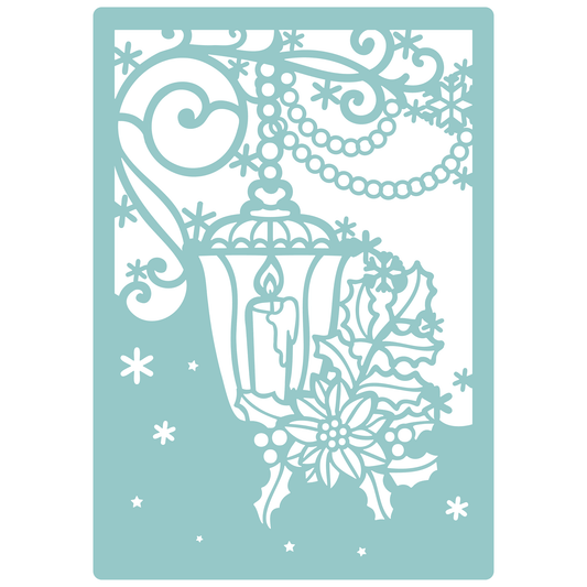 Christmas Lantern | Low-Adhesive Stencil