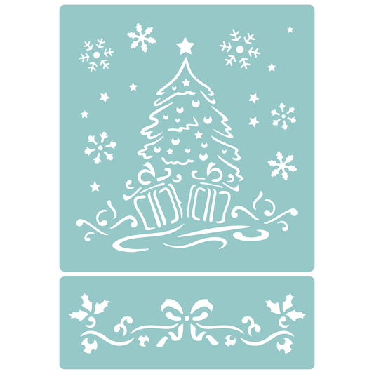 Christmas Tree #1 | Low-Adhesive Stencil