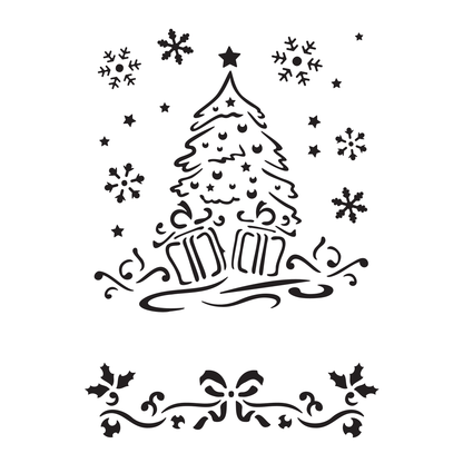 Christmas Tree #1 | Food Safe Stencil