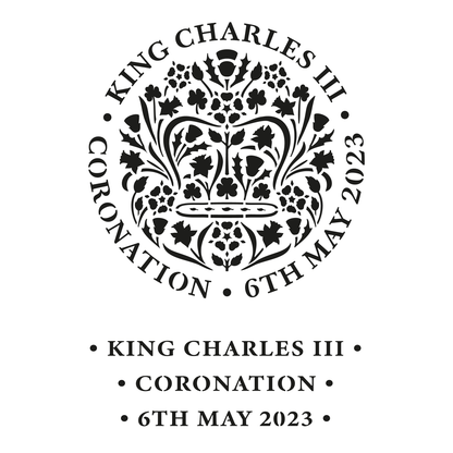 King Charles III Coronation | Food Safe Stencil