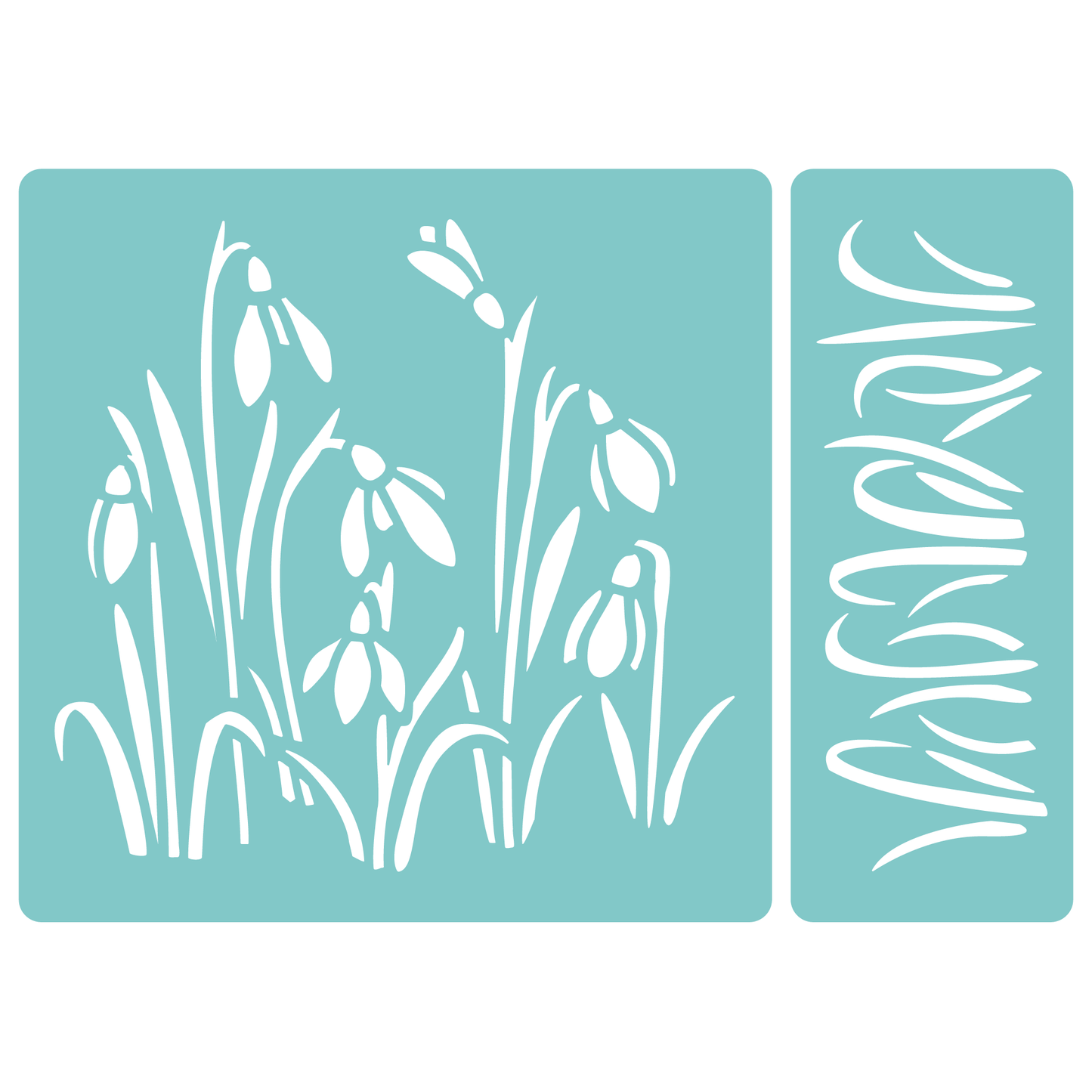 Snowdrops | Low-Adhesive Stencil