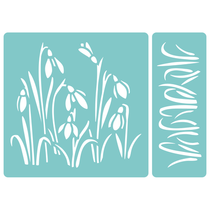 Snowdrops | Low-Adhesive Stencil