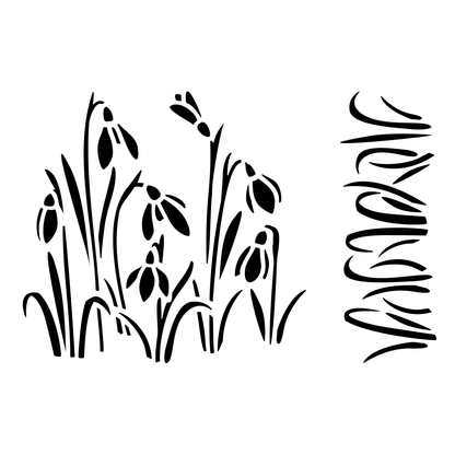 Snowdrops | Low-Adhesive Stencil