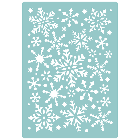 Snowflake Background (seamless) | Low-Adhesive Stencil