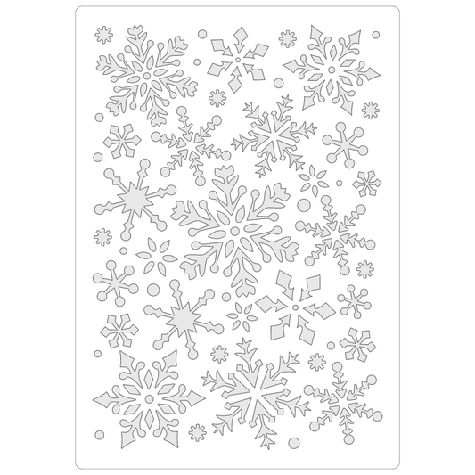 Snowflake Background (seamless) | Food Safe Stencil