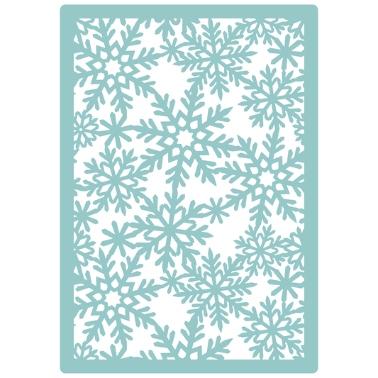 Snowflake Reverse Background | Low-Adhesive Stencil