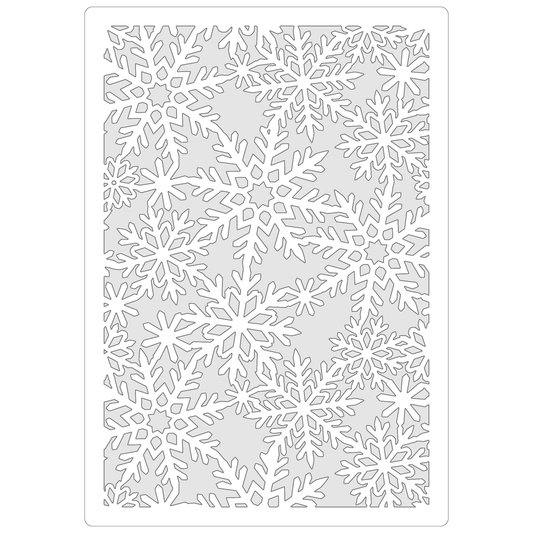 Snowflake Reverse Background | Food Safe Stencil