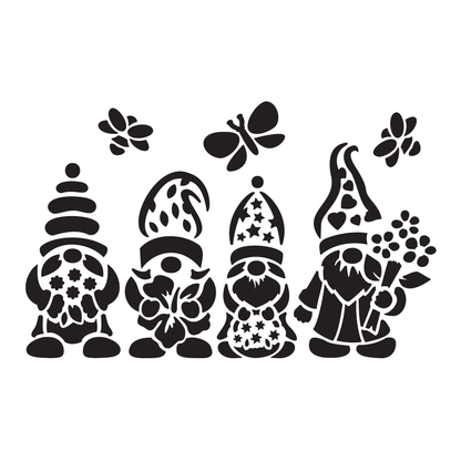 Spring Gnomes #1 | Food Safe Stencil