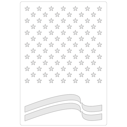 Stars n Stripes | Food Safe Stencil