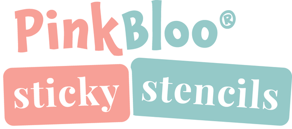 PinkBloo® Sticky Stencils