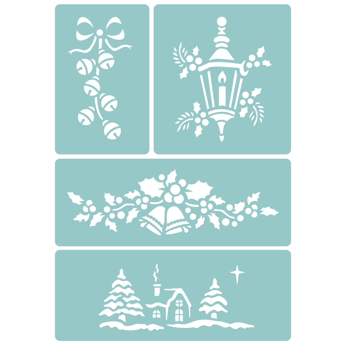 Traditional Christmas Collection | Low-Adhesive Stencil