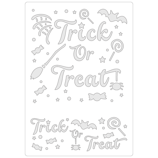 Trick Or Treat | Food Safe Stencil