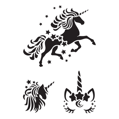 Unicorn Collection #2 | Food Safe Stencil