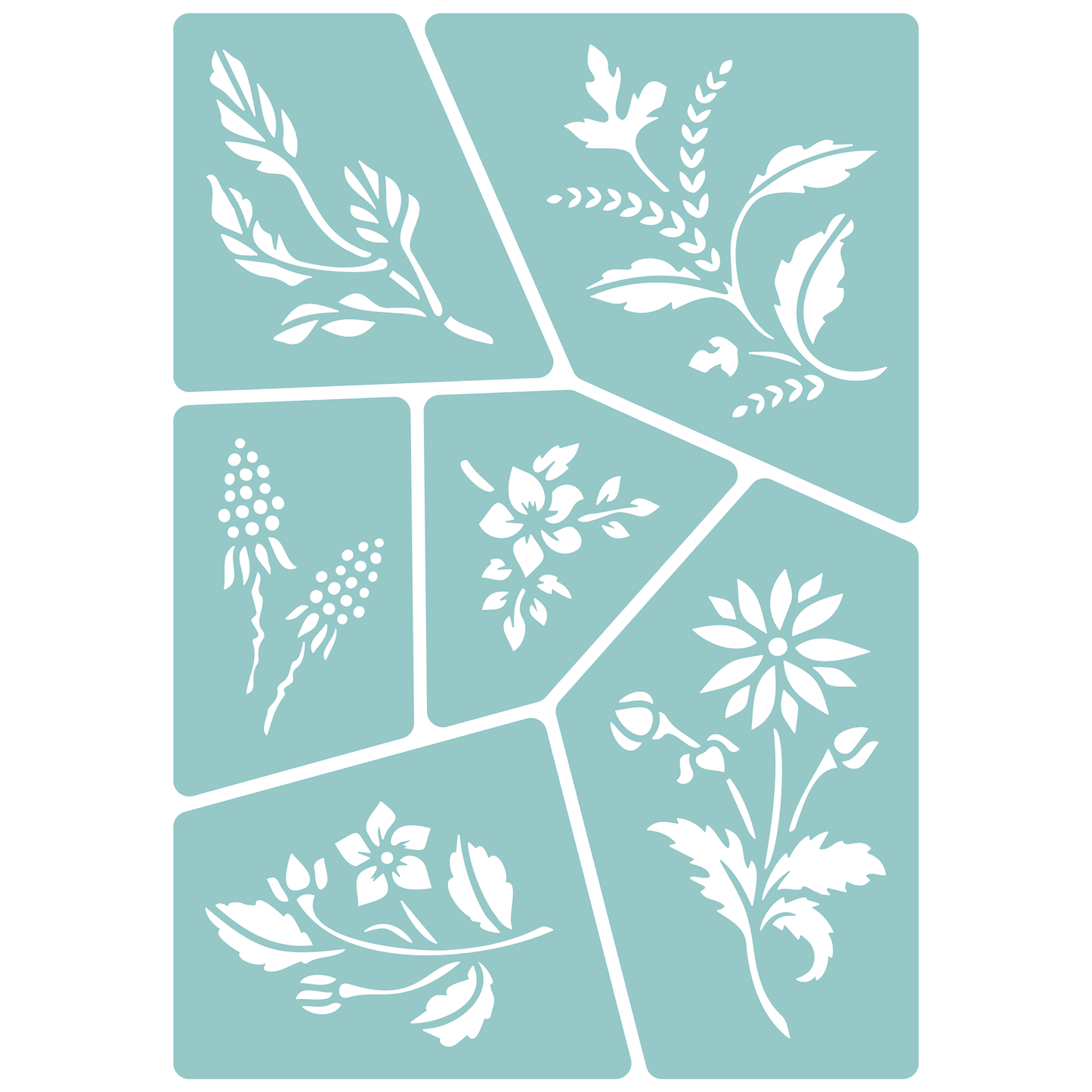 Wildflower Collection #2 | Low-Adhesive Stencil