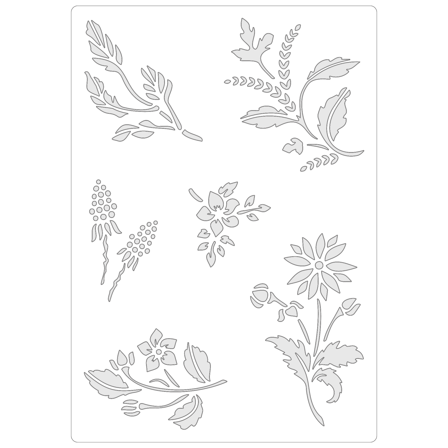 Wildflower Collection #2 | Food Safe Stencil