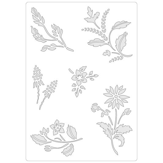 Wildflower Collection #2 | Food Safe Stencil