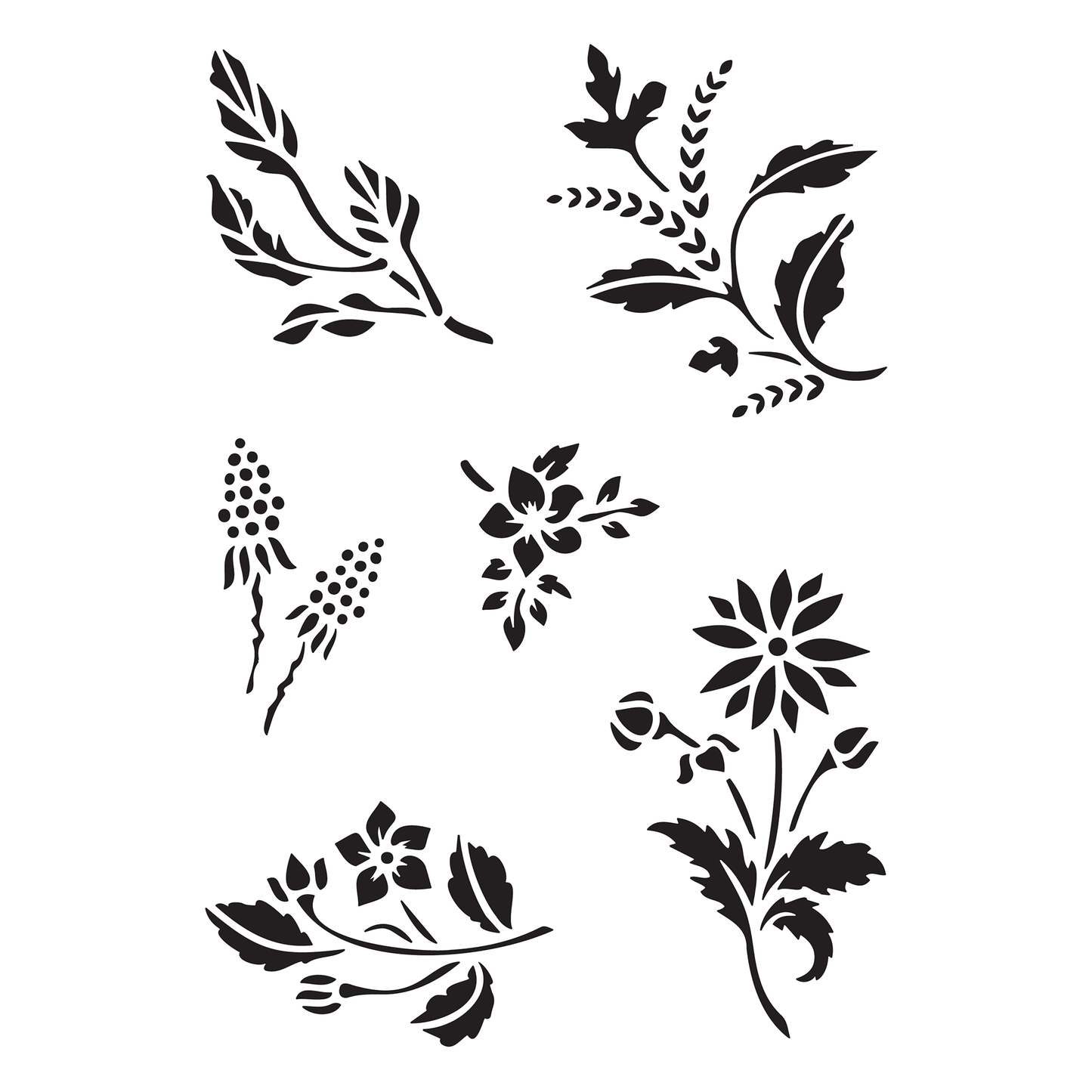 Wildflower Collection #2 | Food Safe Stencil