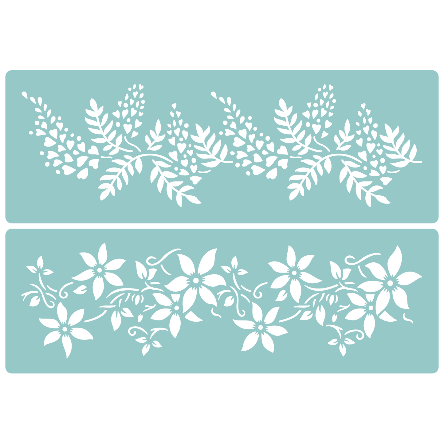 Wisteria & Clematis | Low-Adhesive Stencil